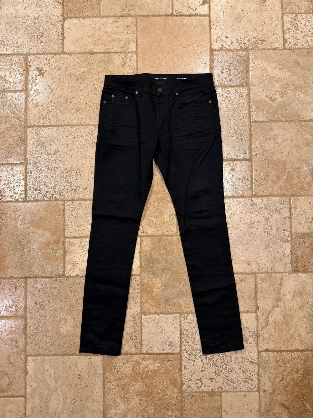 Saint Laurent Paris x Vaccarello D02 2022 Black Denim Jeans